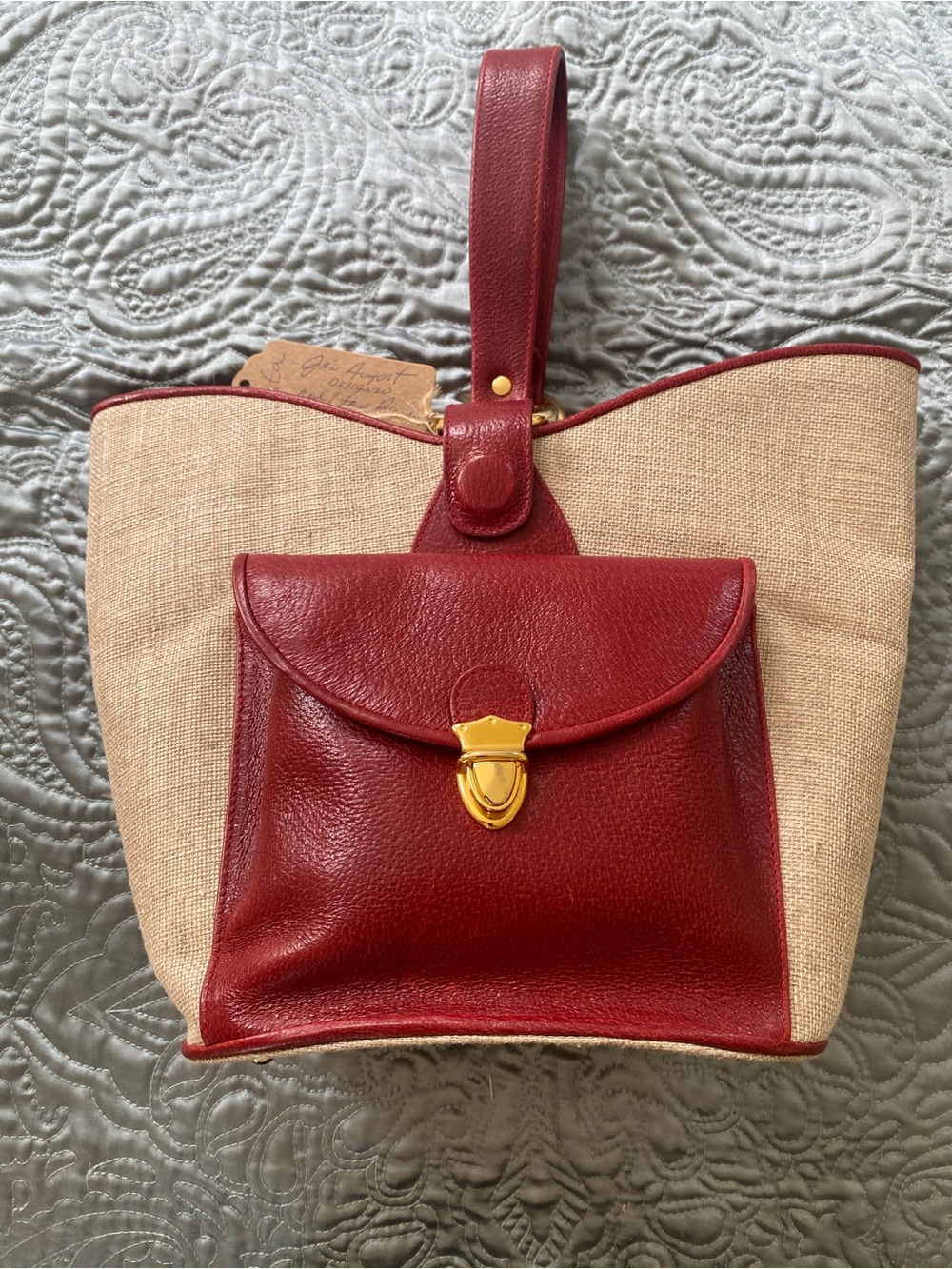 Jane August Unique, Never Used Handbag with Certificate of Authenticity!!